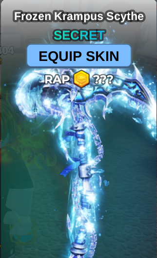 Frozen Krampus Scythe
